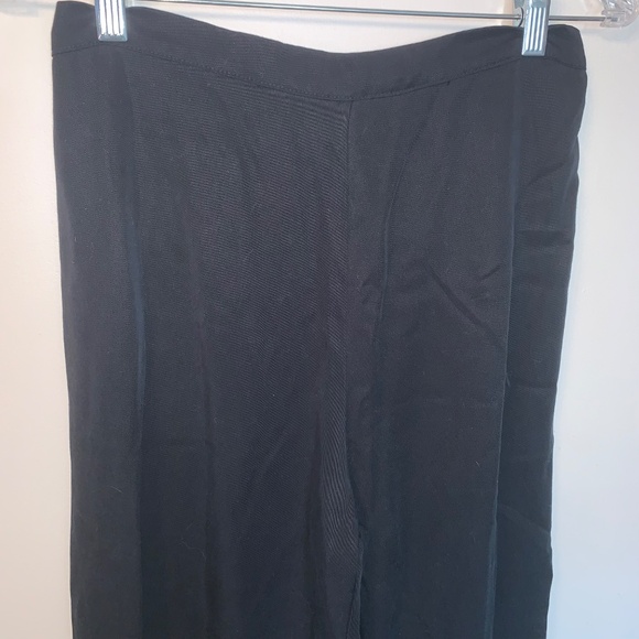 Bryn Walker Wide Leg 100% Tencel Black Pants S - Picture 10 of 10